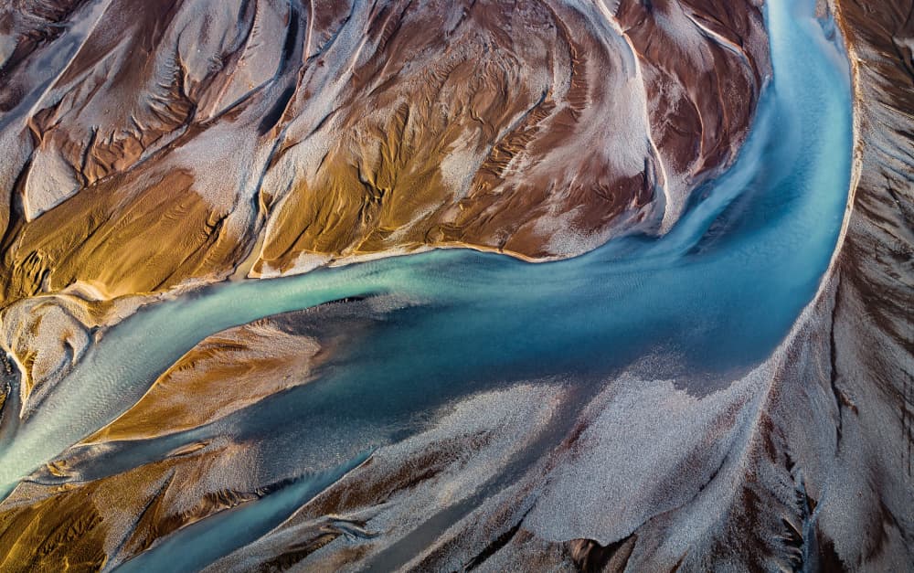 Braided River Flow by Wei (David) Dai — canvas wall art