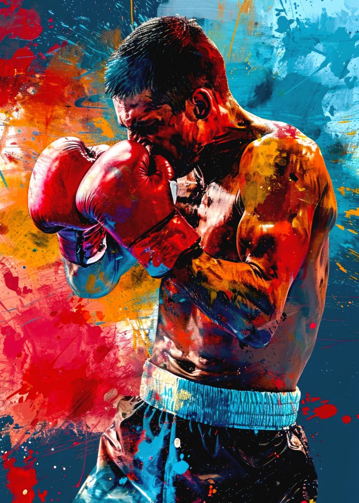 Sport Boxer 4 by Justyna Jaszke — canvas wall art