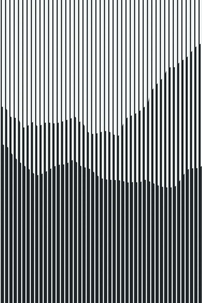 Abstract Mountain Wave by jay stanley — canvas wall art