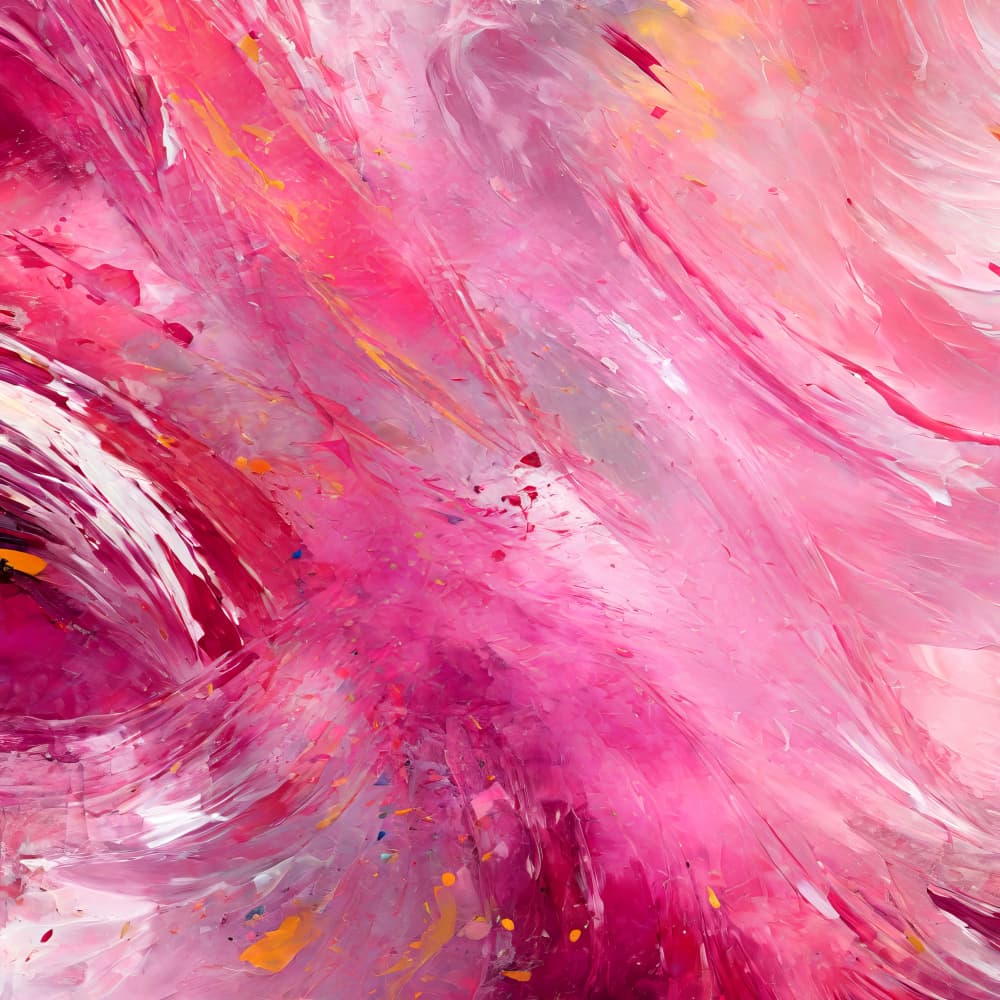 Vibrant Pink Movement by Alpenglow Workshop — canvas wall art