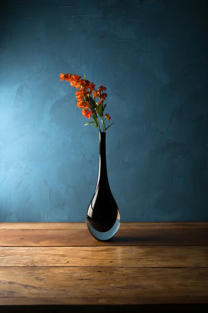 Moody Orange Still Life by Luiz Laercio — canvas wall art
