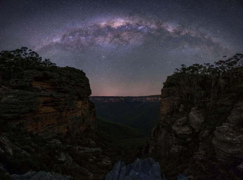 Celestial Canyon View by Yan Zhang — canvas wall art