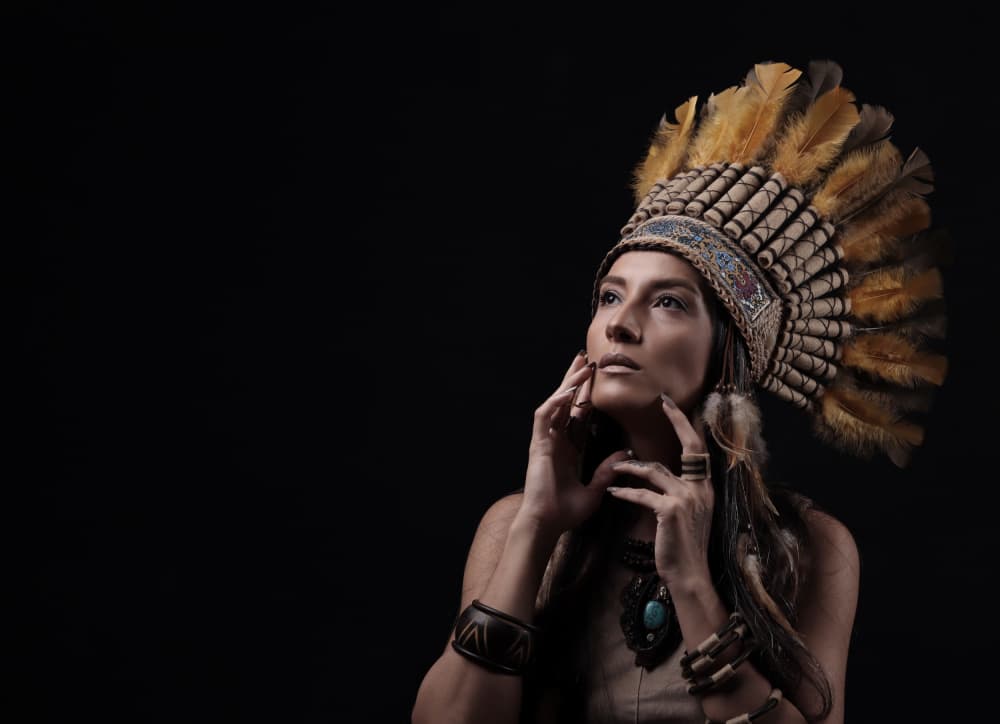 Indigenous Spirit by Moein Hasheminasab — canvas wall art