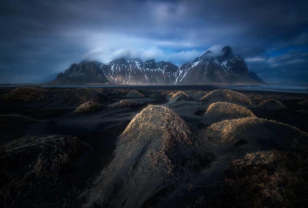 Dramatic Coastal Mountains by Alfonso maseda varela — canvas wall art
