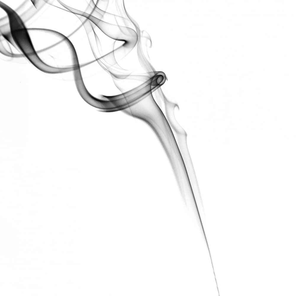 Ethereal Black Smoke by Catharina Veenhuizen — canvas wall art