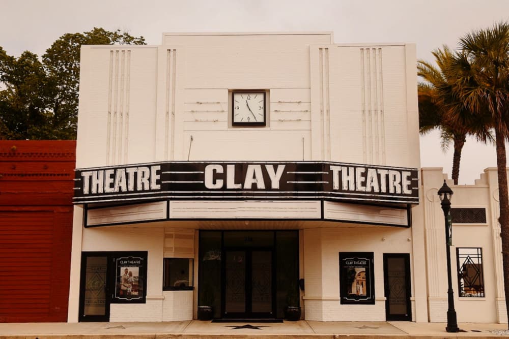 Art Deco Clay Theatre by Del Mundo Imagery — canvas wall art