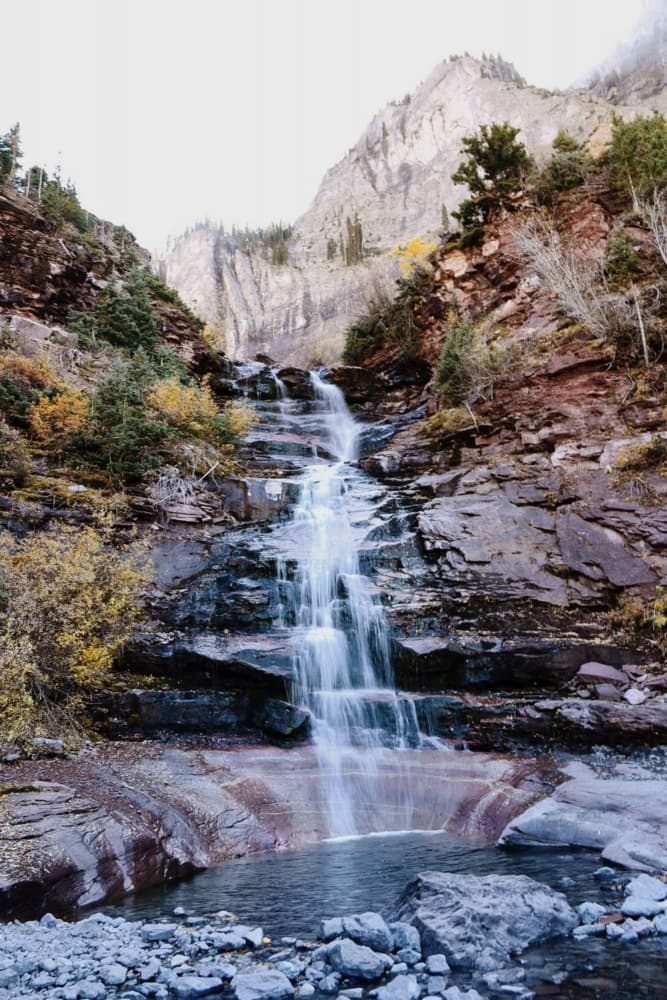 Cascading Mountain Falls by Del Mundo Imagery — canvas wall art