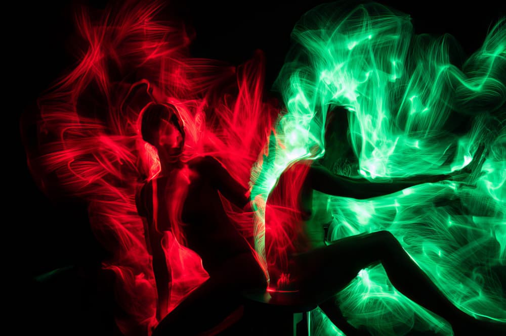 Ethereal Light Figures by Dov Fuchs — canvas wall art
