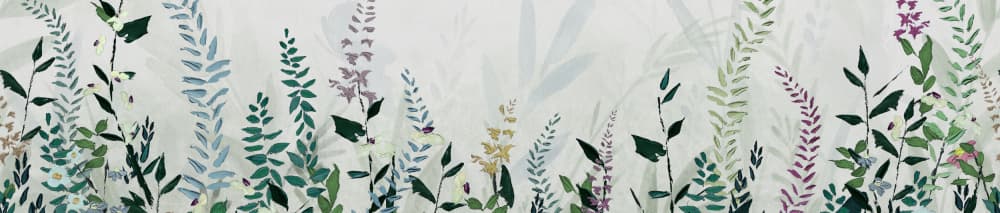 Wild Flower Meadow by Hendon Lane — canvas wall art