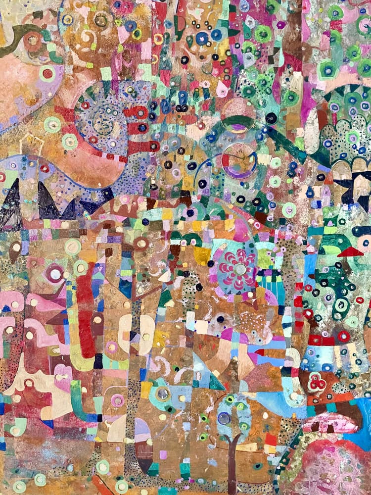 Vibrant Organic Fantasy by Alise Loebelsohn — canvas wall art