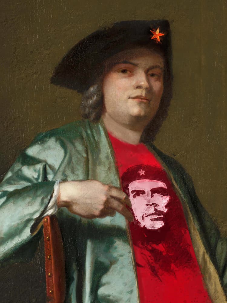 Old Revolutionary by Dikhotomy — canvas wall art