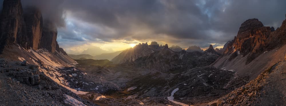 Dramatic Sunlit Peaks by Juan Romero Salamanca — canvas wall art