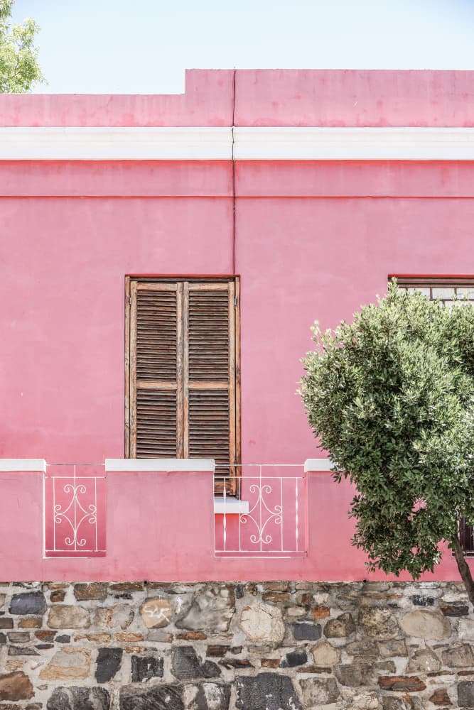 Pink Facade Serenity by Shot by Clint — canvas wall art