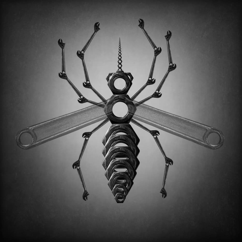 Mechanical Insect Creation by Victoria Glinka — canvas wall art