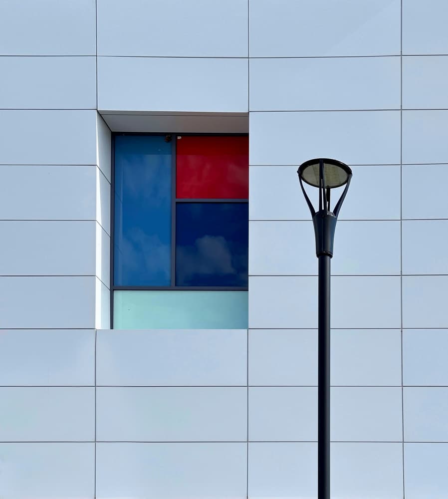 Modern Geometric Light by Yanyan Gong — canvas wall art