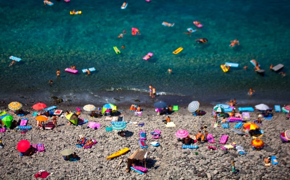 Sunny Beach Day by Lorenzo Grifantini — canvas wall art