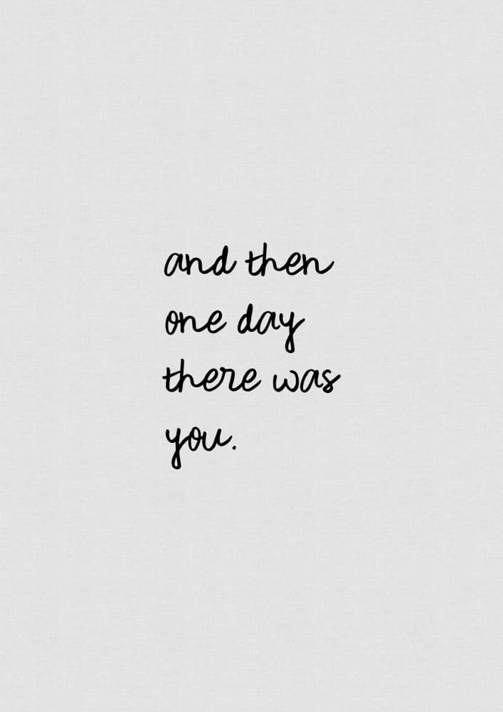 One Day There Was You by Orara Studio — canvas wall art