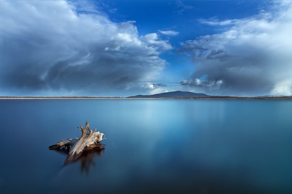 Driftwood on Calm Waters by Izabela Laszewska-Mitrega / Darek Mitręga — canvas wall art