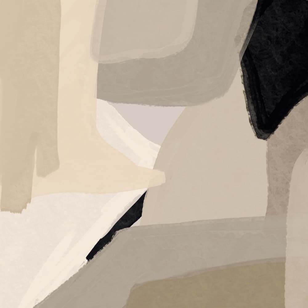 Abstract Neutral Forms by Studio Palette — canvas wall art