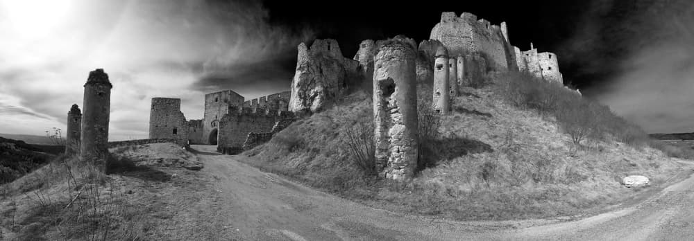 Dramatic Medieval Castle by Vaja Vaclav — canvas wall art