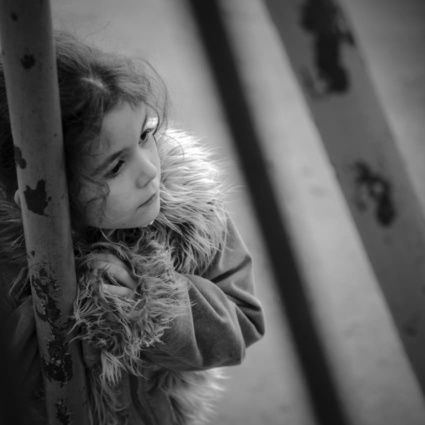 Thoughtful Young Girl by Codrin Lupei — canvas wall art