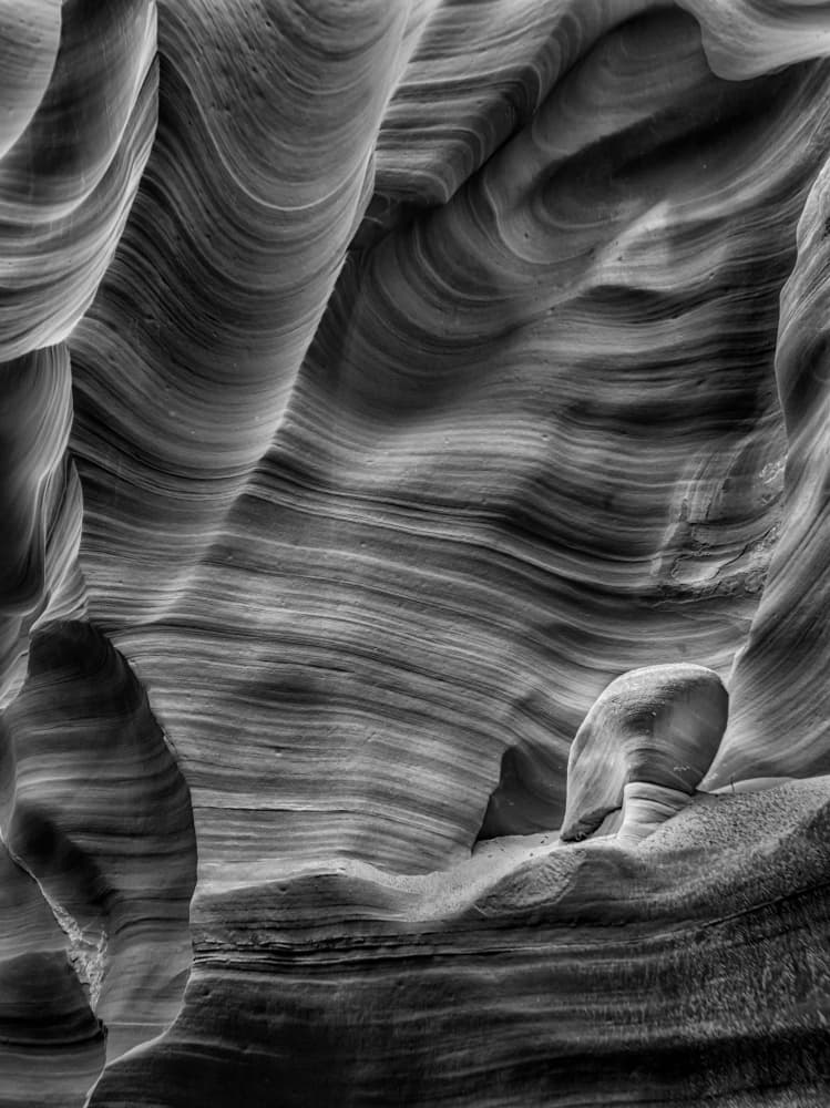 Graceful Sandstone Flow by Richard Li — canvas wall art