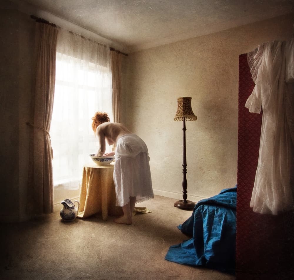 Quiet Morning Ritual by Magdalena Russocka — canvas wall art