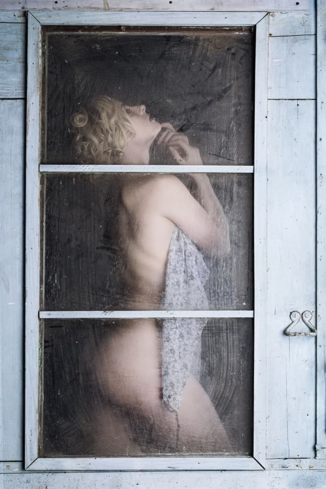 Dreamy Window Nude by Jan Slotboom — canvas wall art
