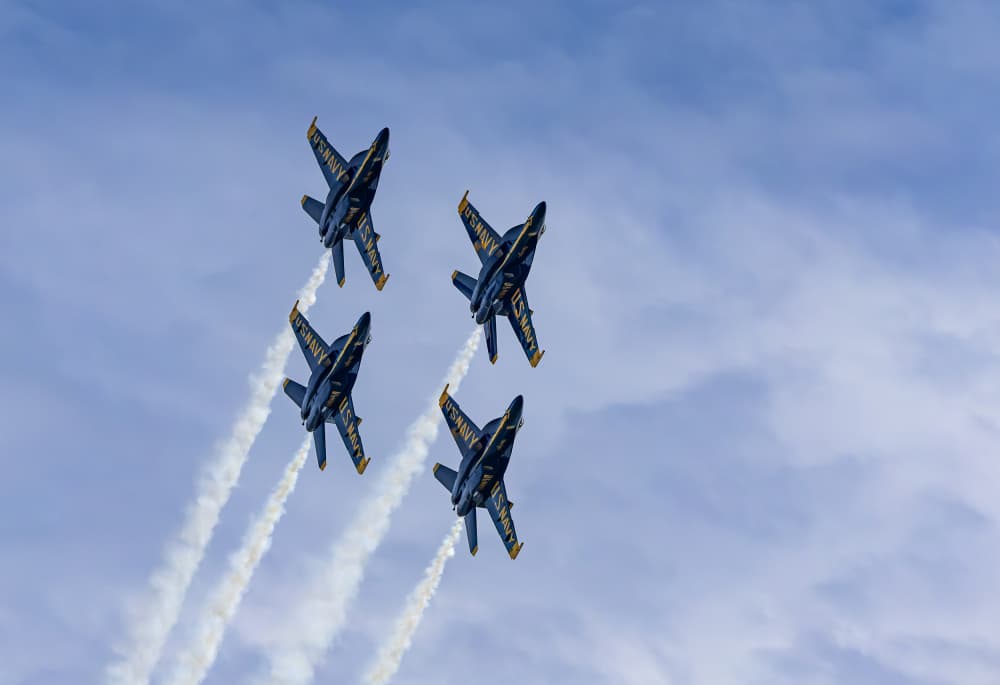 Sky High Jet Formation by Ozan AKTAS — canvas wall art