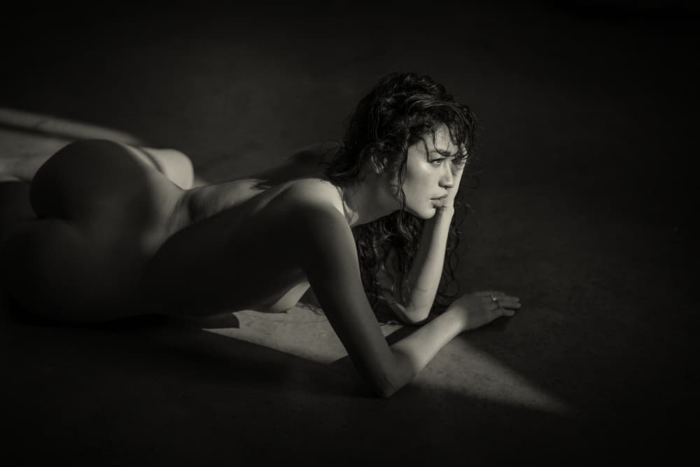 Graceful Form In Light by Chris Bos — canvas wall art
