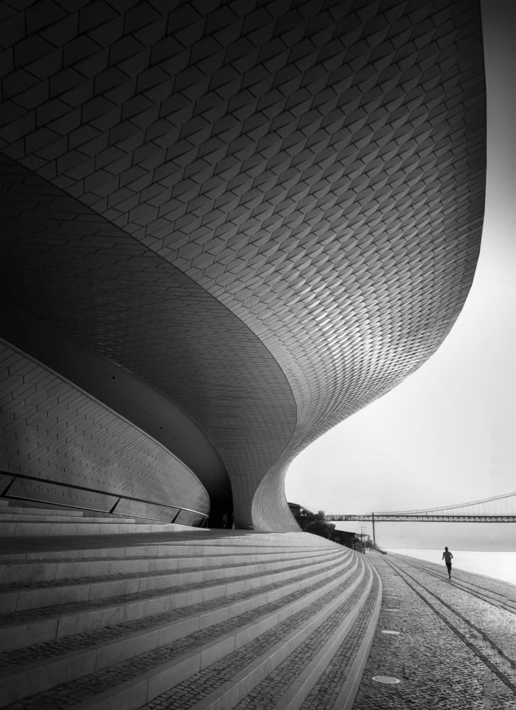 Curved Modern Architecture by Yanyan Gong — canvas wall art