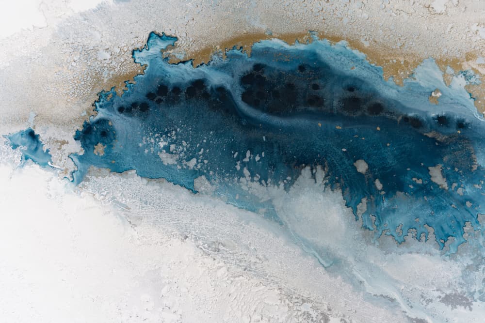 Coastal palette - Royal Glow by Petra Meikle de Vlas — canvas wall art