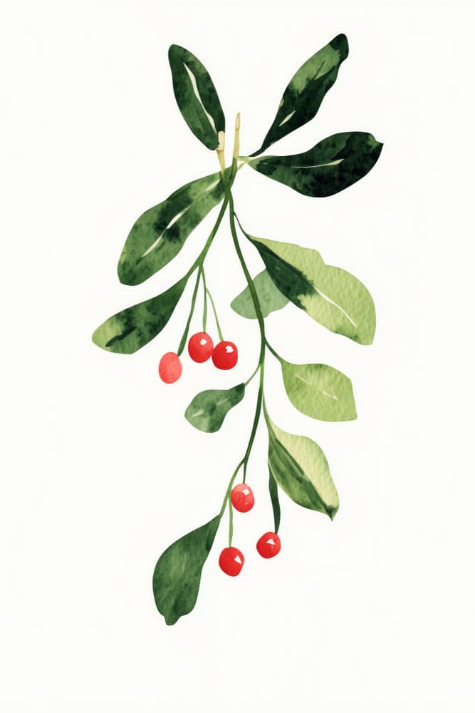 Ohmistletoeno02 by Treechild — canvas wall art