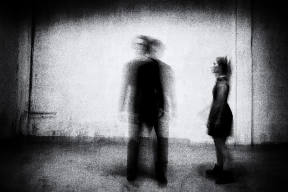 Mysterious Blurred Figures by Paulo Medeiros — canvas wall art