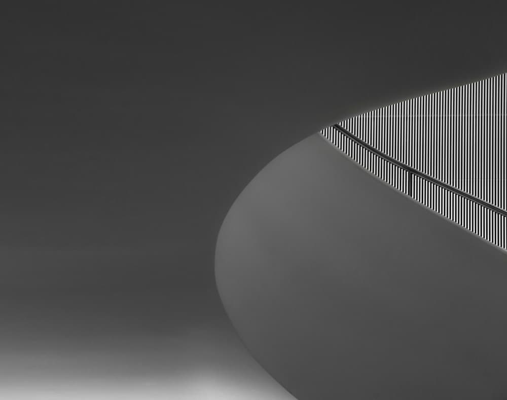 Curved Architectural Lines by Anna Niemiec — canvas wall art