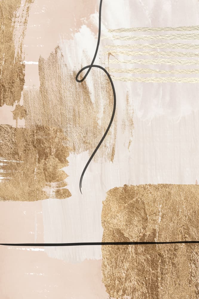 Aesthetic Gold-2 by Sally Ann Moss — canvas wall art