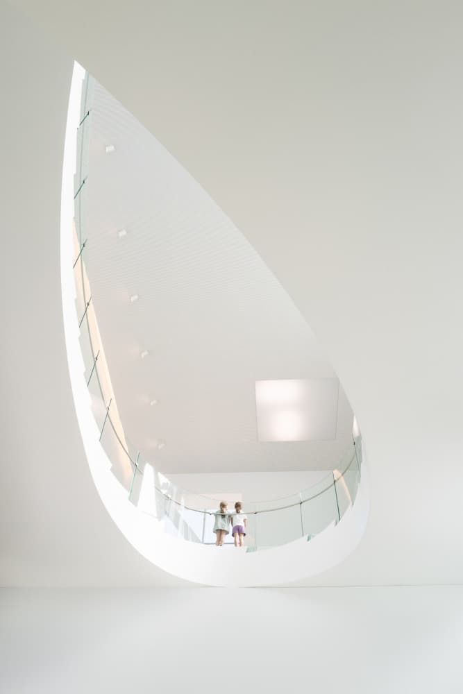 Children in White Space by Michel Groleau — canvas wall art