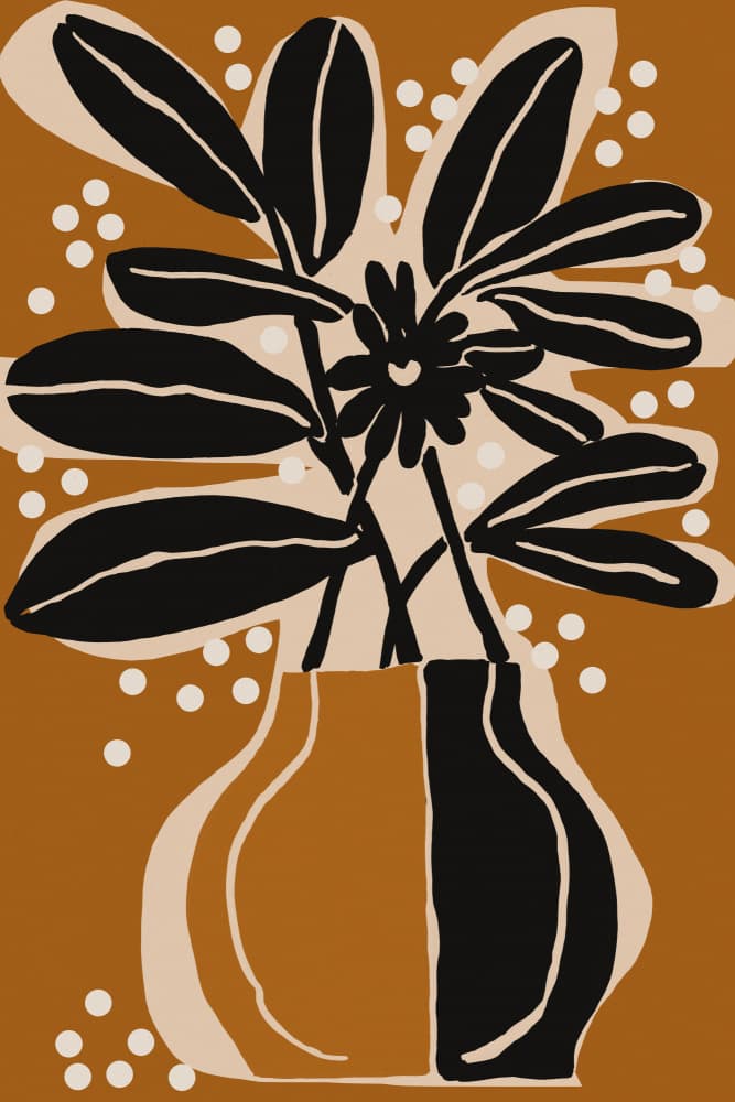 Ochre still life no6 by Treechild — canvas wall art