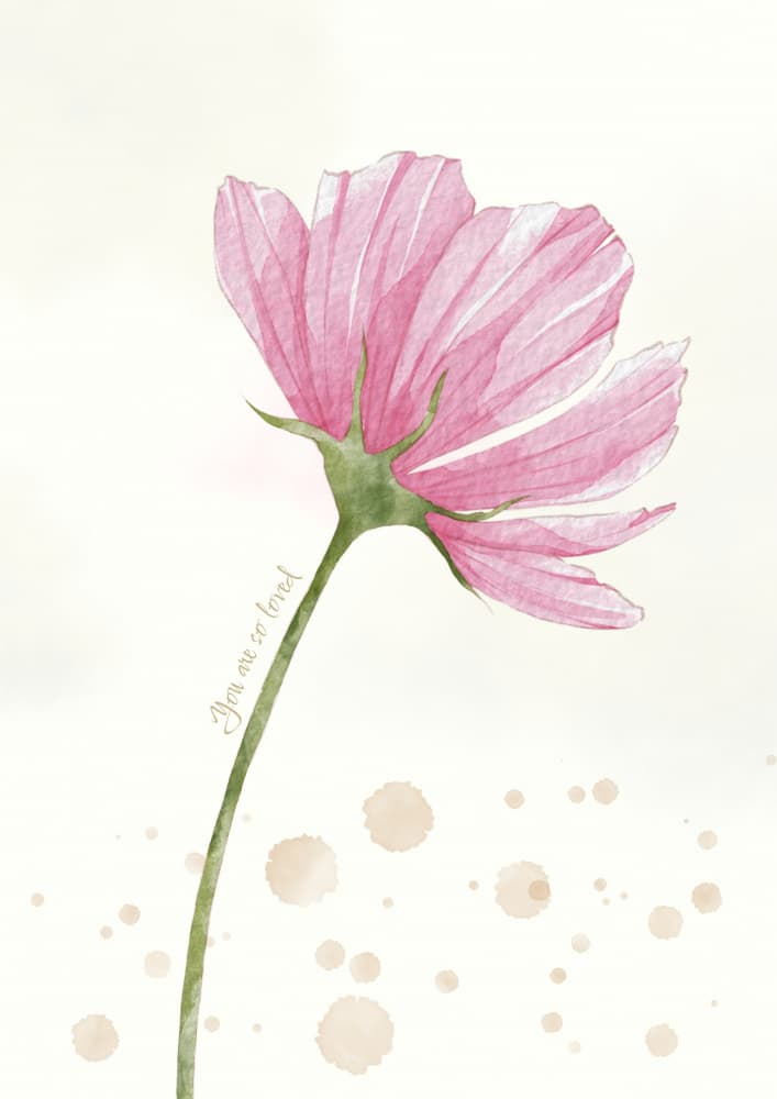 You Are So Loved Cosmos by Saskia Michele — canvas wall art