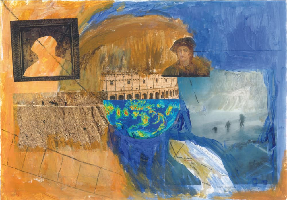 Global History Journey by Agnieszka Paluch — canvas wall art
