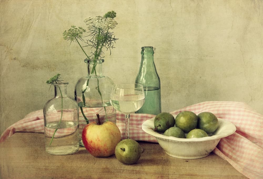 Rustic Summer Still Life by Ellen van Deelen — canvas wall art
