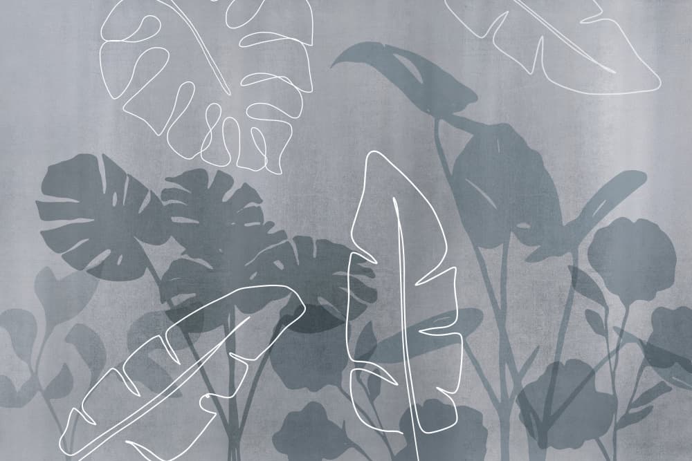 Serene Tropical Leaves by Andrea Haase — canvas wall art