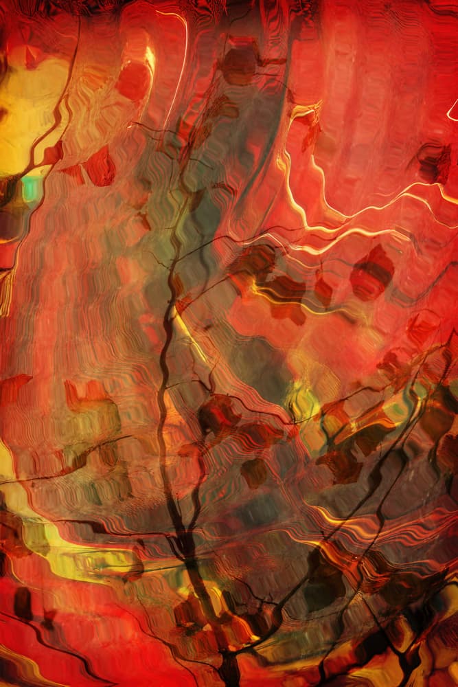Vibrant Autumn Reflection by Yasutaka Sameshima — canvas wall art