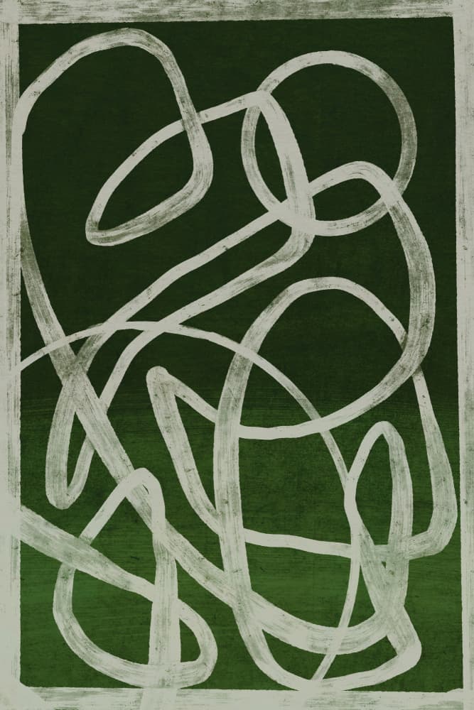 Emerald Whirlwind by Treechild — canvas wall art