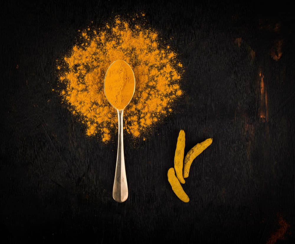 Golden Turmeric Powder by Sumit Dhuper — canvas wall art