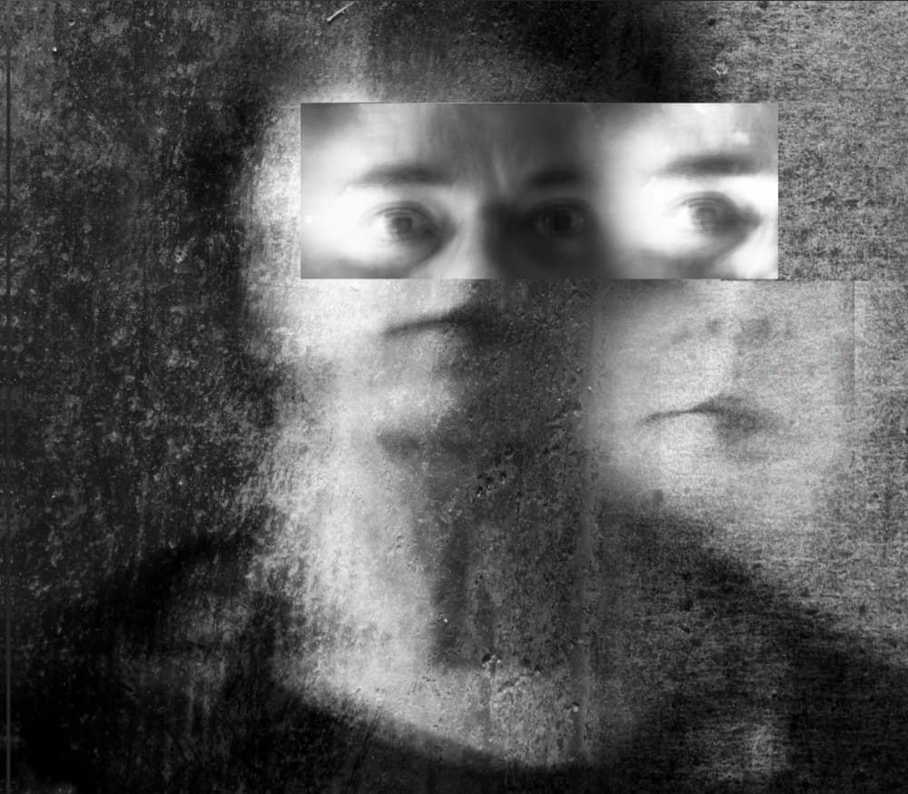 Mysterious Blurred Face by Ylva Sjögren — canvas wall art