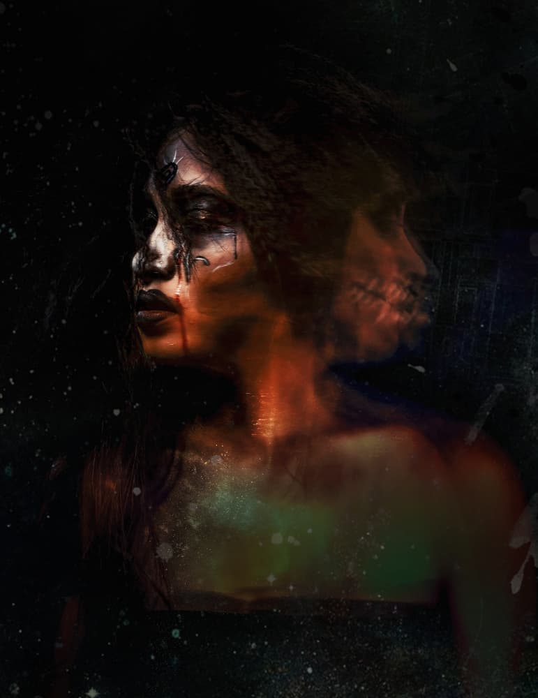 Dark Ethereal Duality by Prithul Das — canvas wall art