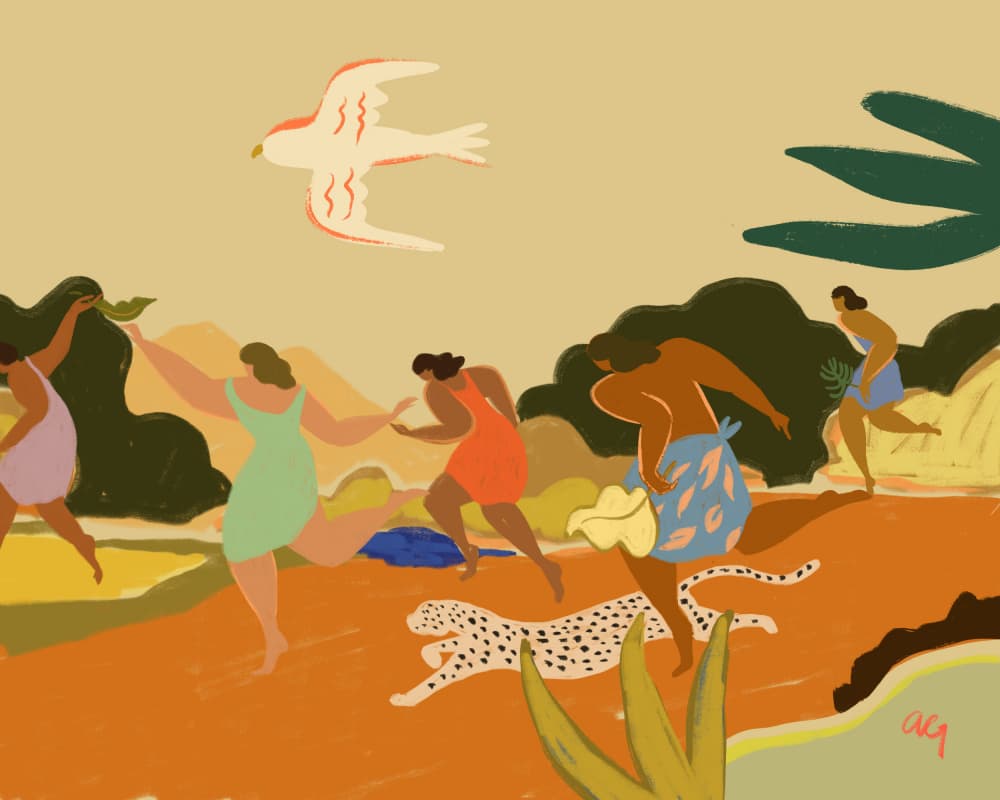 Run by Arty Guava — canvas wall art