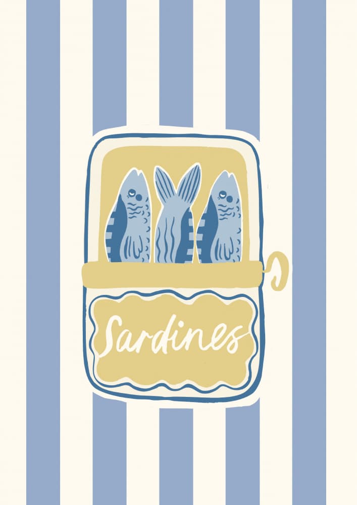 Whimsical Sardine Can