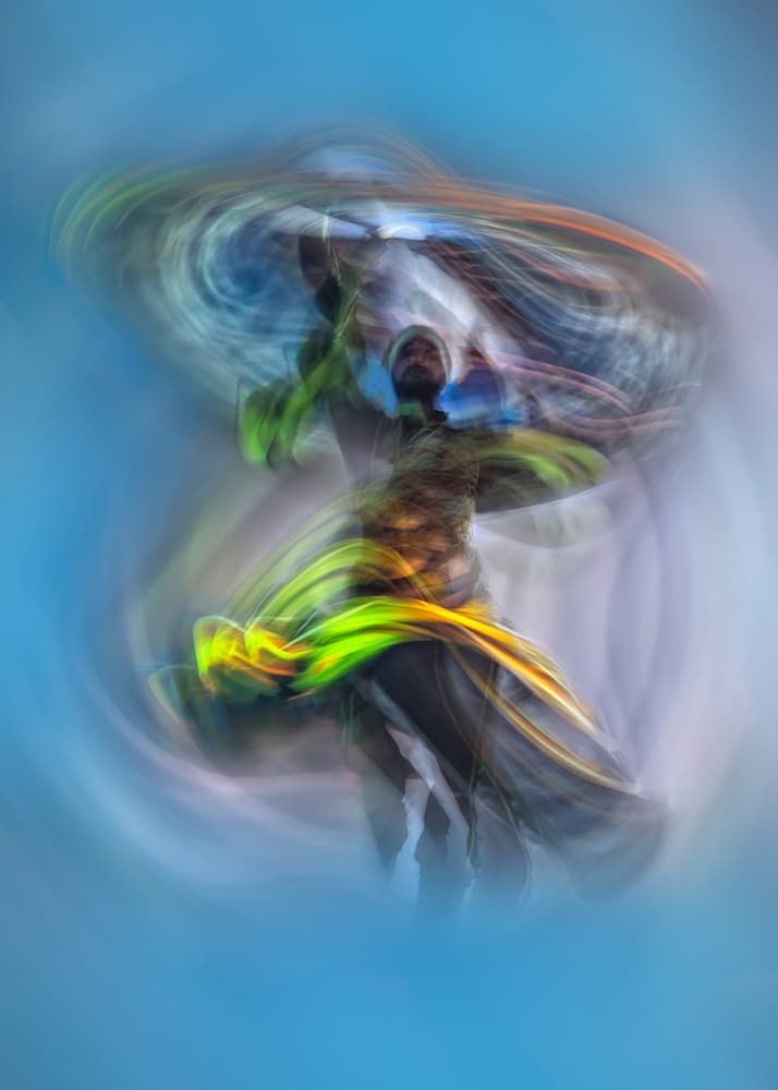 Whirling Spiritual Dance by Mohamed Shawki — canvas wall art